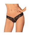  lingerie tendance sensuelle vous présente serafia tanga  noir obsessive