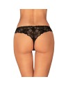  lingerie tendance sensuelle vous présente serafia tanga  noir obsessive