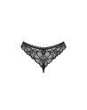  lingerie tendance sensuelle vous présente serafia tanga  noir obsessive