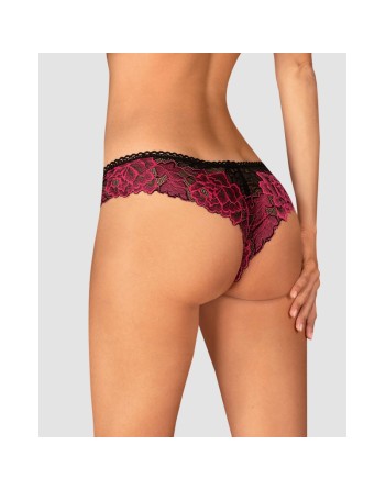 rosenty string  noir obsessive présenté par  lingerie tendance sensuelle