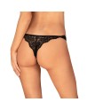  lingerie tendance sensuelle vous présente bellastia string  noir obsessive