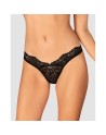  lingerie tendance sensuelle vous présente bellastia string  noir obsessive