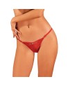  lingerie tendance sensuelle vous présente lacelove string  rouge obsessive