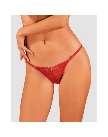  lingerie tendance sensuelle vous présente lacelove string  rouge obsessive