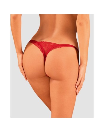  lingerie tendance sensuelle vous présente lacelove string  rouge obsessive