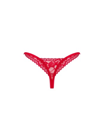  lingerie tendance sensuelle vous présente lacelove string  rouge obsessive