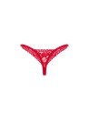  lingerie tendance sensuelle vous présente lacelove string  rouge obsessive