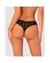  lingerie tendance sensuelle vous présente donna dream string ouvert  noir obsessive