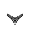  lingerie tendance sensuelle vous présente donna dream string ouvert  noir obsessive