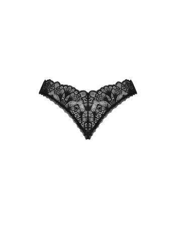  lingerie tendance sensuelle vous présente donna dream string ouvert  noir obsessive