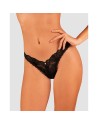  lingerie tendance sensuelle vous présente donna dream string  noir obsessive