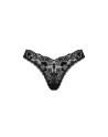  lingerie tendance sensuelle vous présente donna dream string  noir obsessive