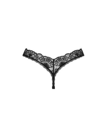  lingerie tendance sensuelle vous présente donna dream string  noir obsessive