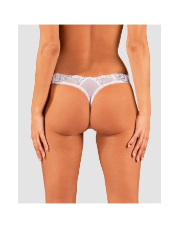  lingerie tendance sensuelle vous présente heavenlly string  blanc obsessive