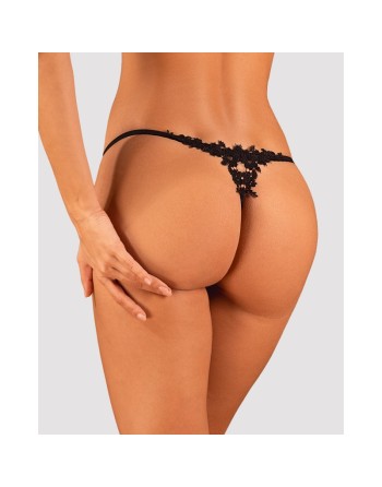 celia string entrejambe ouverte noir par tendance sensuelle 