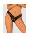 tendance sensuelle : alessya string  noir de la marque obsessive 