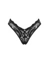 tendance sensuelle : alessya string  noir de la marque obsessive 