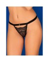 tendance sensuelle : string noir isabellia de la marque obsessive 