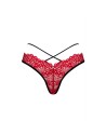 tendance sensuelle : string rouge mettia de la marque obsessive 