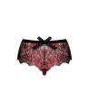 tendance sensuelle : shorty rouge et noir redessia de la marque obsessive 