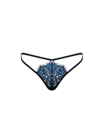 tendance sensuelle : string bleu yassmyne de la marque obsessive 