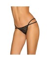 string pantheria noir sexy de la marque de lingerie obsessive