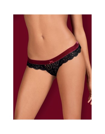 string rossita noirs  sexy de la marque de lingerie obsessive