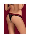 string rossita noirs  sexy de la marque de lingerie obsessive