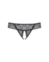  lingerie sexy : string ouvert noir shibu obsessive