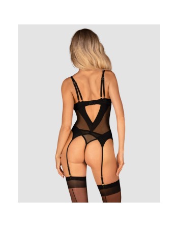 nesari corset et string  noir