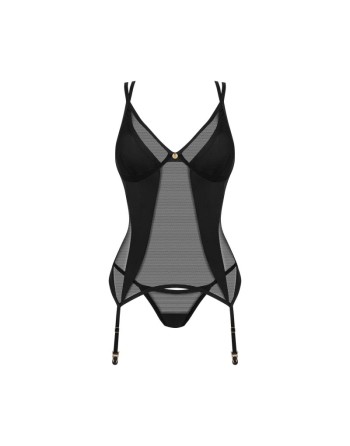 nesari corset et string  noir