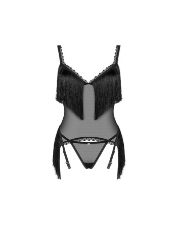  lingerie sherila corset et string  noir