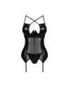  lingerie norides corset et string  noir