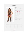  lingerie norides corset et string  noir