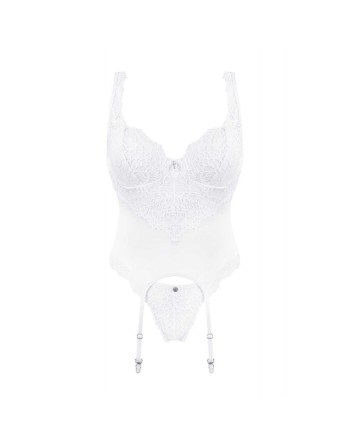  obsessive corset et string blanc amor blanco