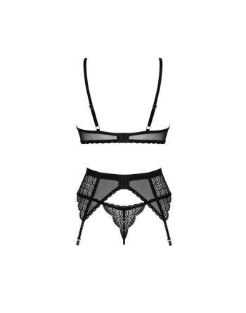 chemeris ensemble 3 pièces  noir obsessive par tendance sensuelle 