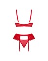 chilisa ensemble 3 pièces  rouge obsessive par tendance sensuelle 