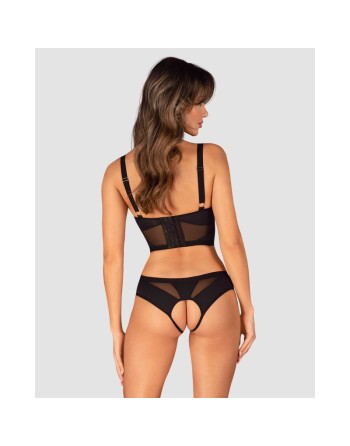 chic amoria ensemble ouvert  noir obsessive par votre  tendance sensuelle 