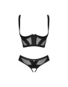 chic amoria ensemble ouvert  noir obsessive par votre  tendance sensuelle 