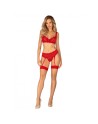 amor cherris ensemble 3 pièces  rouge obsessive par tendance sensuelle 