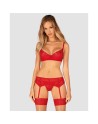 ingridia ensemble 3 pièces  rouge obsessive par tendance sensuelle 