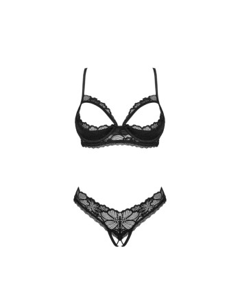 serafia ensemble ouvert  noir obsessive par votre  tendance sensuelle 