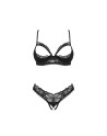 serafia ensemble ouvert  noir obsessive par votre  tendance sensuelle 