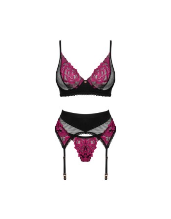 rosenty ensemble 3 pièces  noir obsessive par tendance sensuelle 