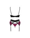 rosenty ensemble 3 pièces  noir obsessive par tendance sensuelle 