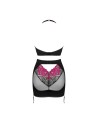 rosenty ensemble top et jupe  noir obsessive par tendance sensuelle 