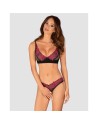 rosenty ensemble 2 pièces ouvert  noir obsessive par tendance sensuelle 