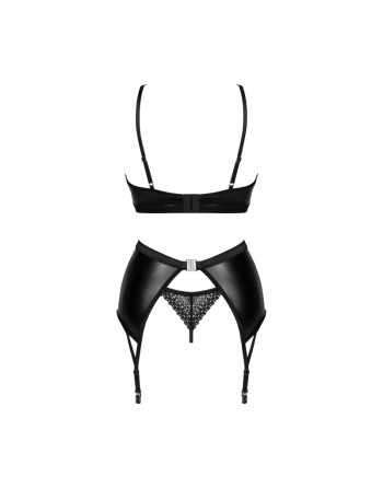 norides ensemble 3 pièces  noir obsessive par tendance sensuelle 