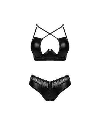 norides ensemble 2 pièces  noir obsessive par tendance sensuelle 