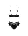 norides ensemble 2 pièces  noir obsessive par tendance sensuelle 